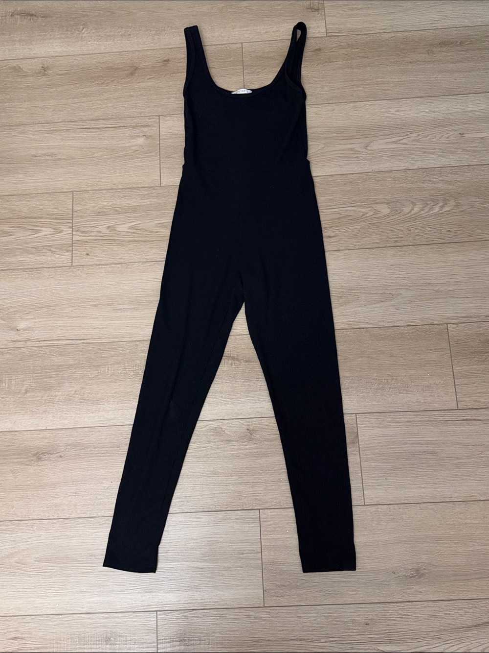 Antistar Black Ribbed Tank Jumpsuit - Women's Size Small
